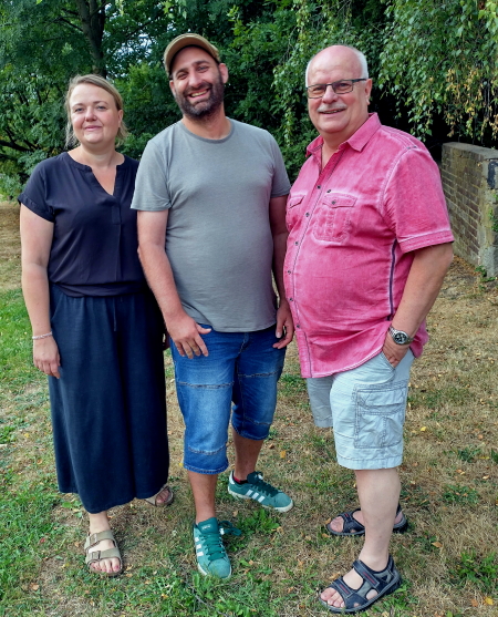 Gemeinsam an der Spitze der SPD Hombruch: Marthe Pflüger, Sebastian Aust und Volker Schultebraucks (v. l.).